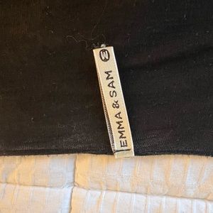 Black cropped top with flowy sleeves